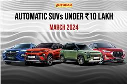 Most affordable automatic SUVs in India under Rs 10 lakh